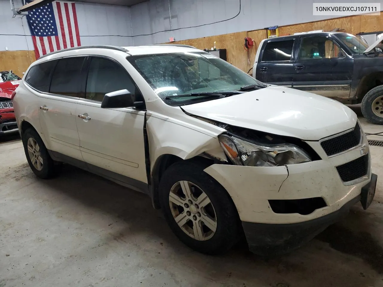 1GNKVGEDXCJ107111 2012 Chevrolet Traverse Lt