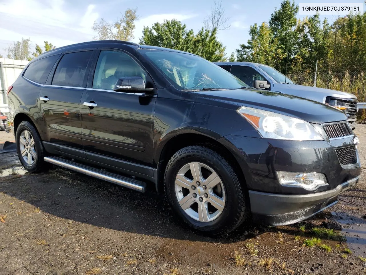 2012 Chevrolet Traverse Lt VIN: 1GNKRJED7CJ379181 Lot: 74581944