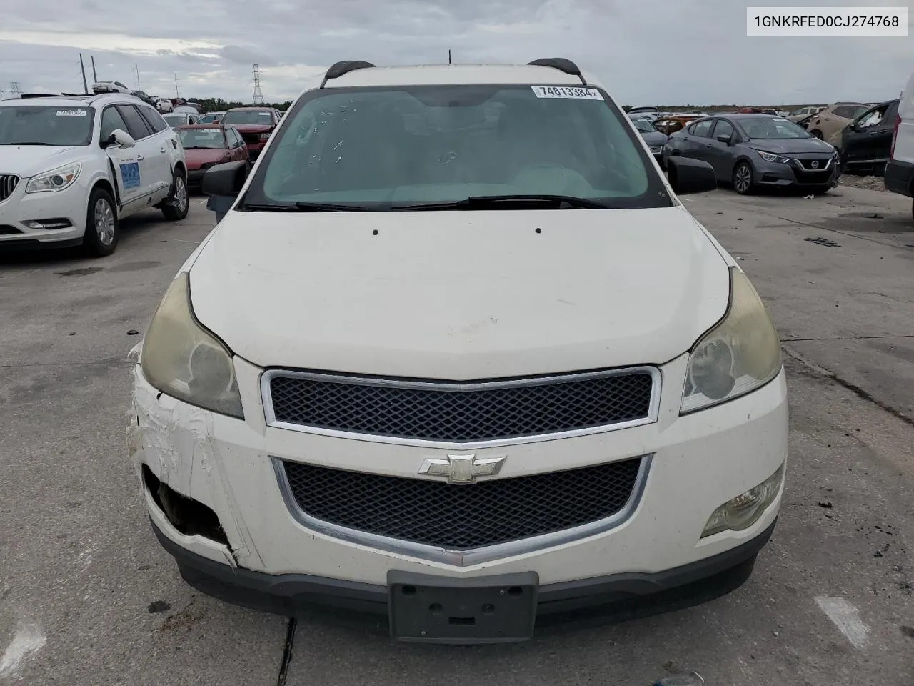 1GNKRFED0CJ274768 2012 Chevrolet Traverse Ls