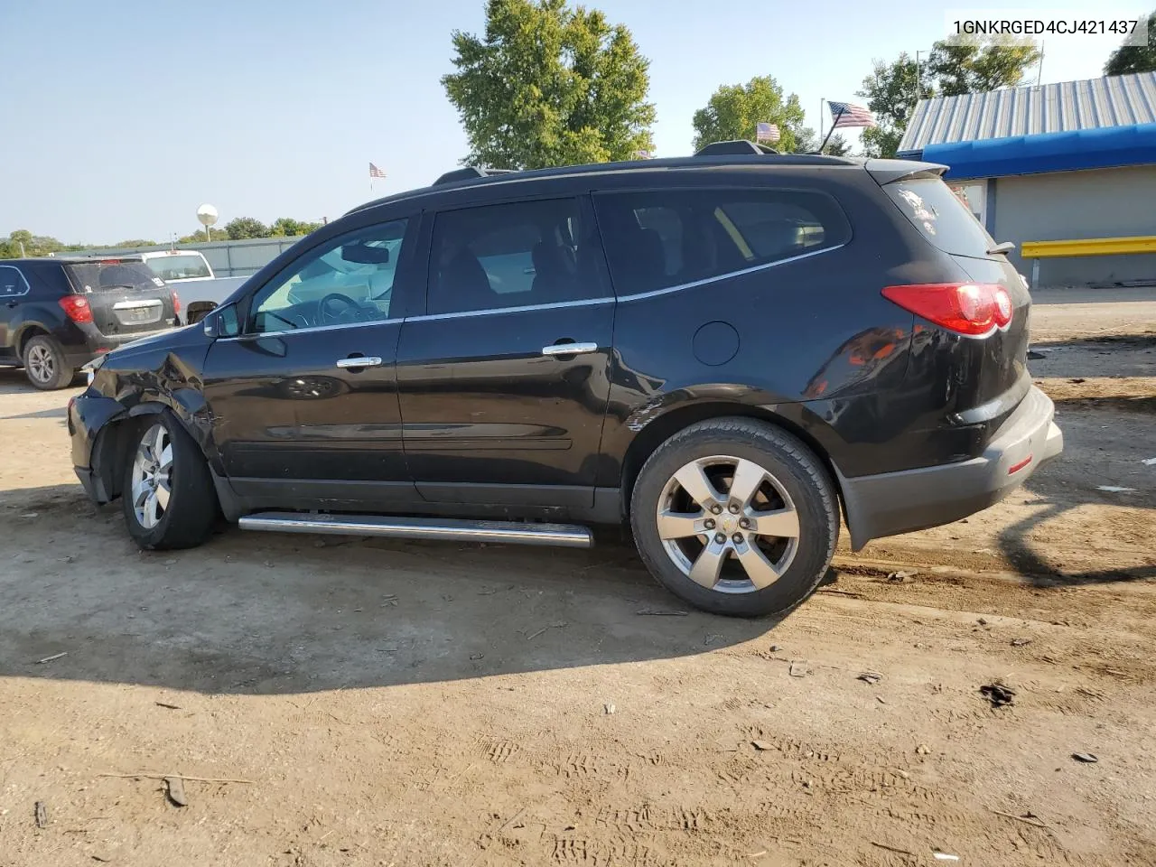 2012 Chevrolet Traverse Lt VIN: 1GNKRGED4CJ421437 Lot: 75403354