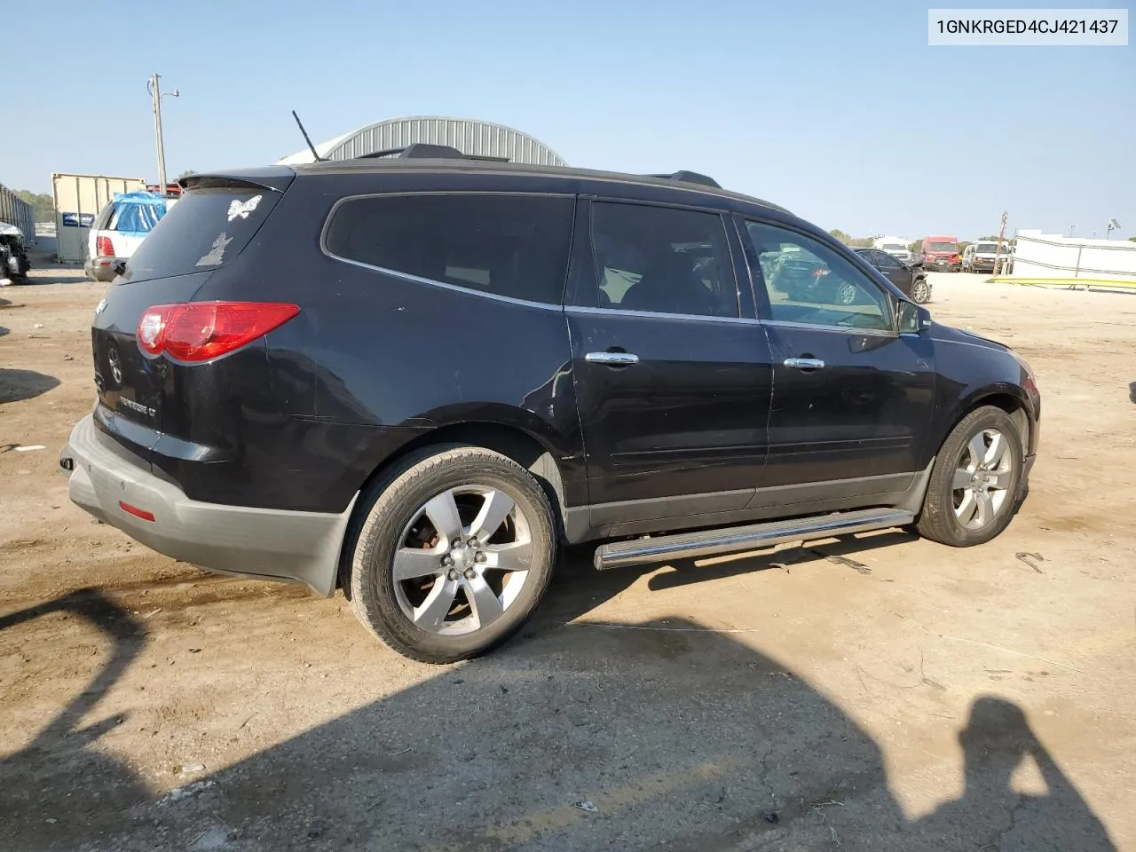 2012 Chevrolet Traverse Lt VIN: 1GNKRGED4CJ421437 Lot: 75403354