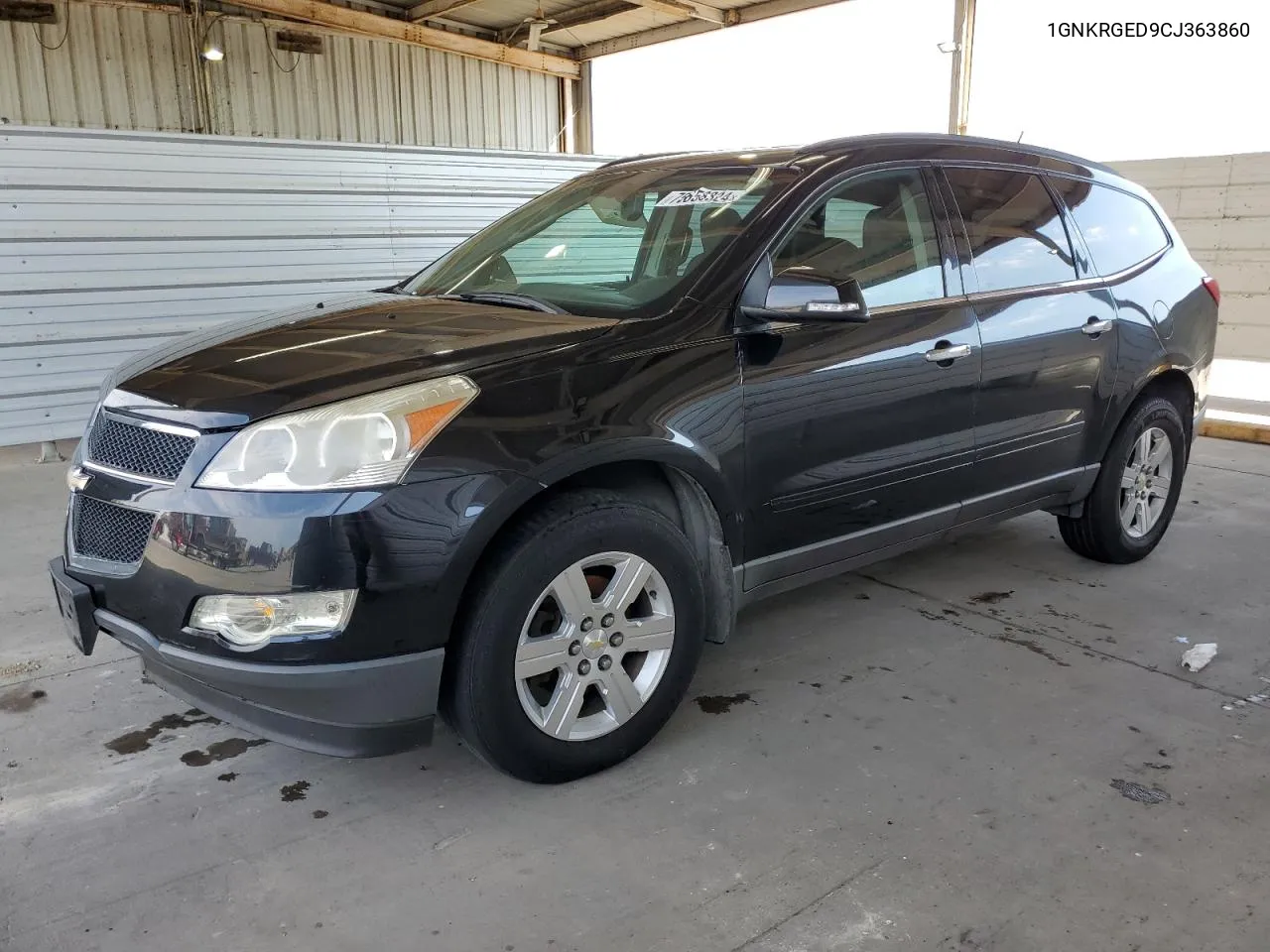 1GNKRGED9CJ363860 2012 Chevrolet Traverse Lt