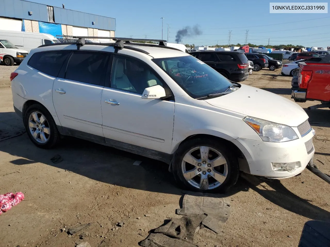 2012 Chevrolet Traverse Ltz VIN: 1GNKVLEDXCJ331990 Lot: 75692524