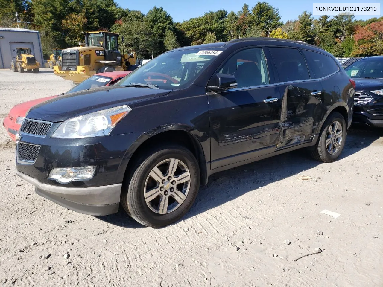 2012 Chevrolet Traverse Lt VIN: 1GNKVGED1CJ173210 Lot: 75866484