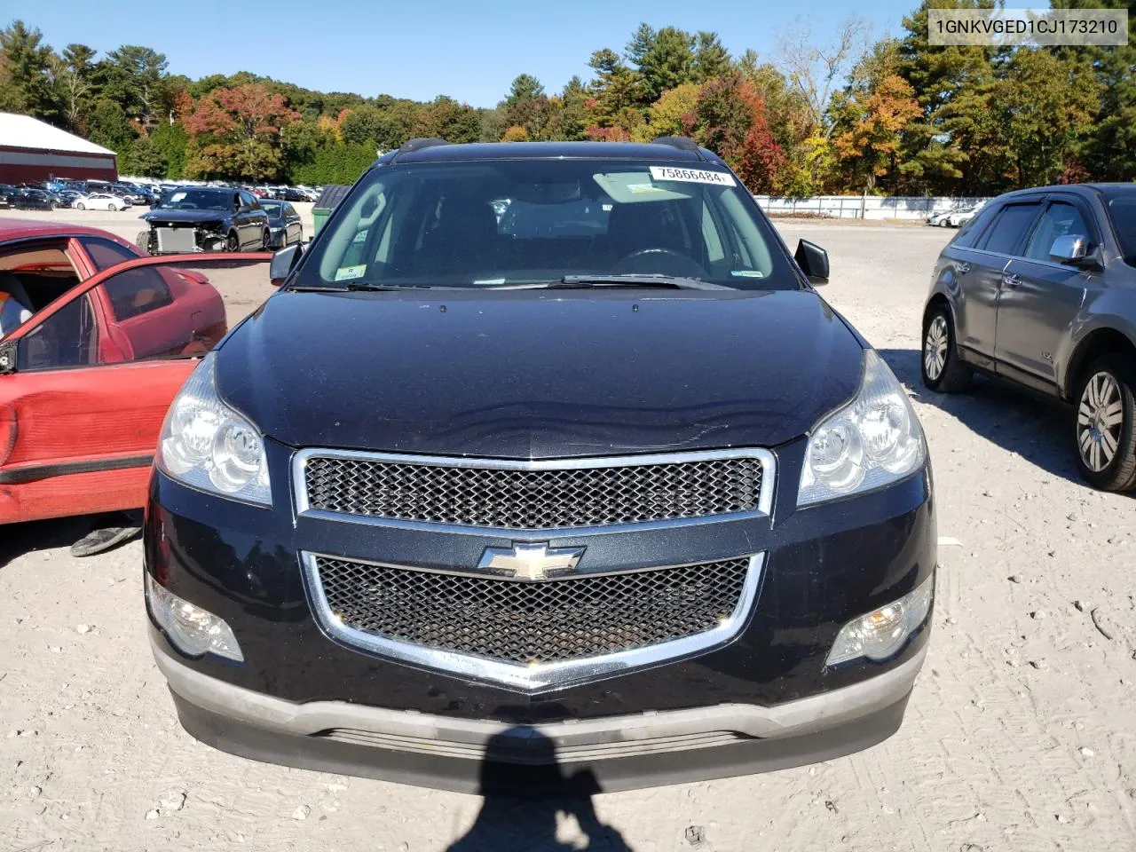 2012 Chevrolet Traverse Lt VIN: 1GNKVGED1CJ173210 Lot: 75866484