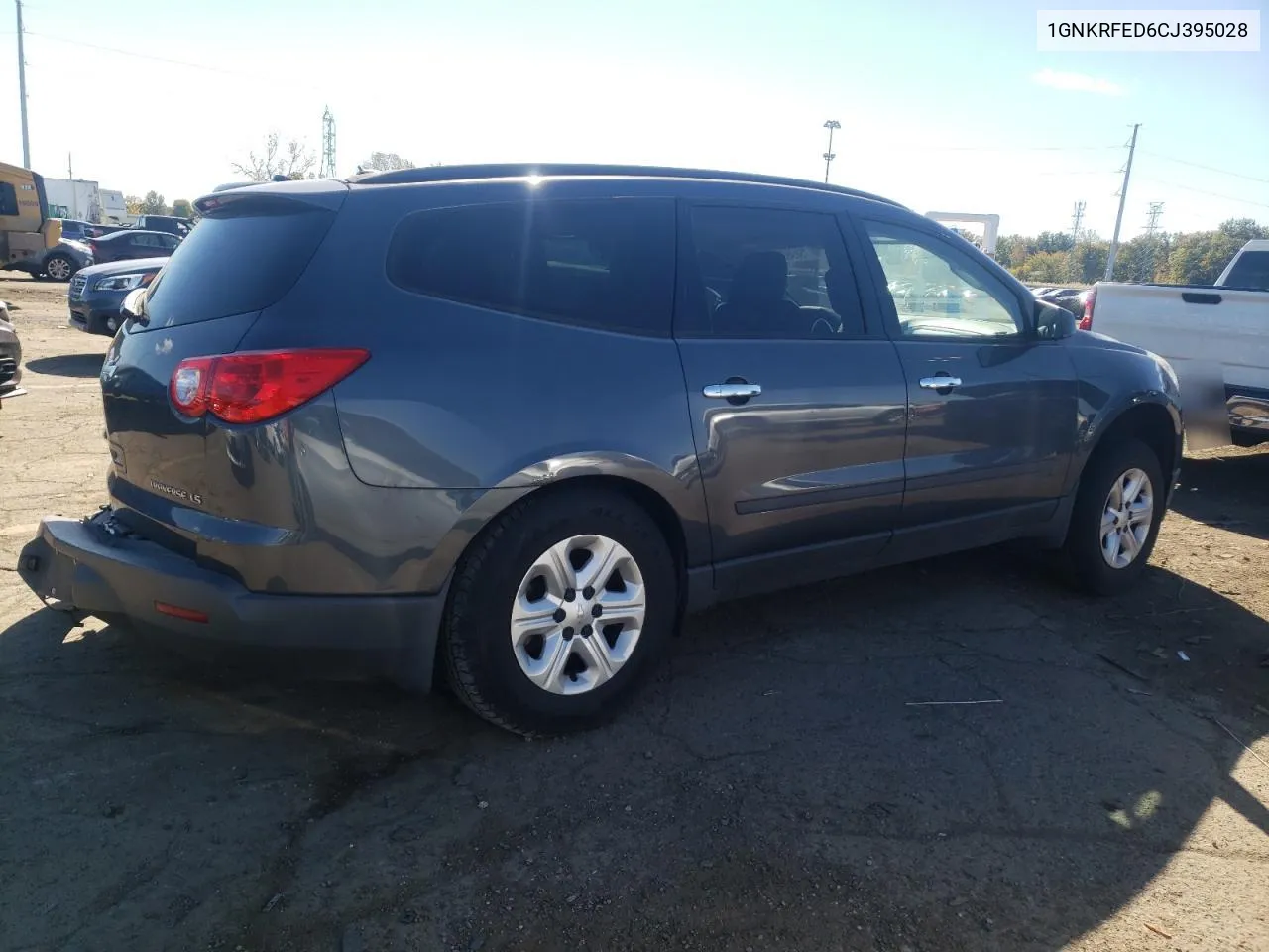 2012 Chevrolet Traverse Ls VIN: 1GNKRFED6CJ395028 Lot: 75895524