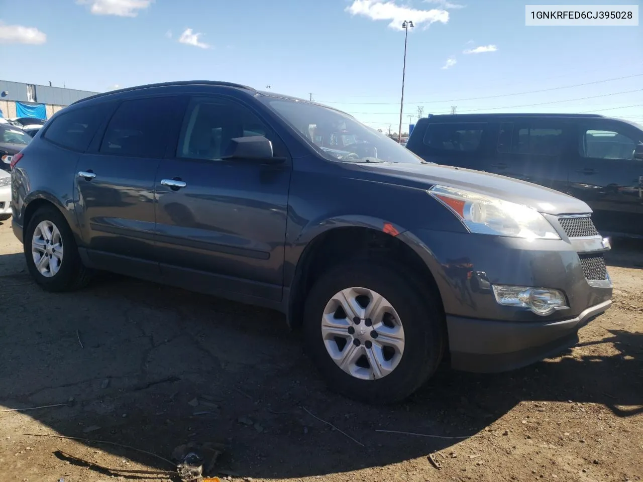 2012 Chevrolet Traverse Ls VIN: 1GNKRFED6CJ395028 Lot: 75895524