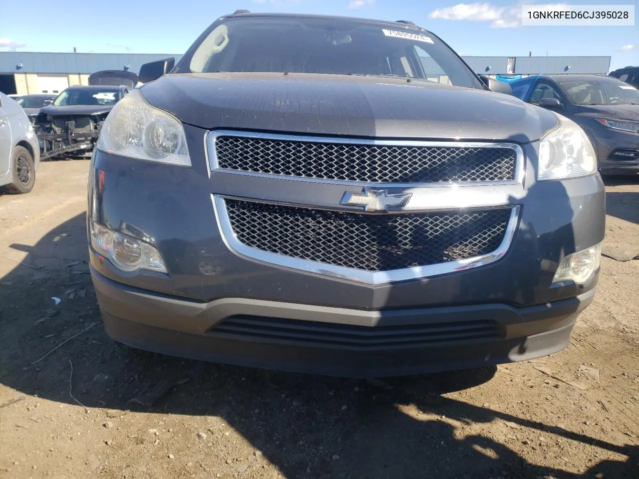 2012 Chevrolet Traverse Ls VIN: 1GNKRFED6CJ395028 Lot: 75895524