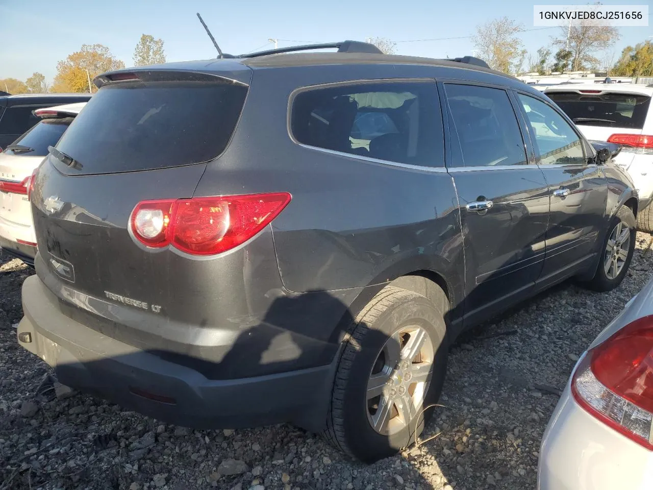 2012 Chevrolet Traverse Lt VIN: 1GNKVJED8CJ251656 Lot: 76521554