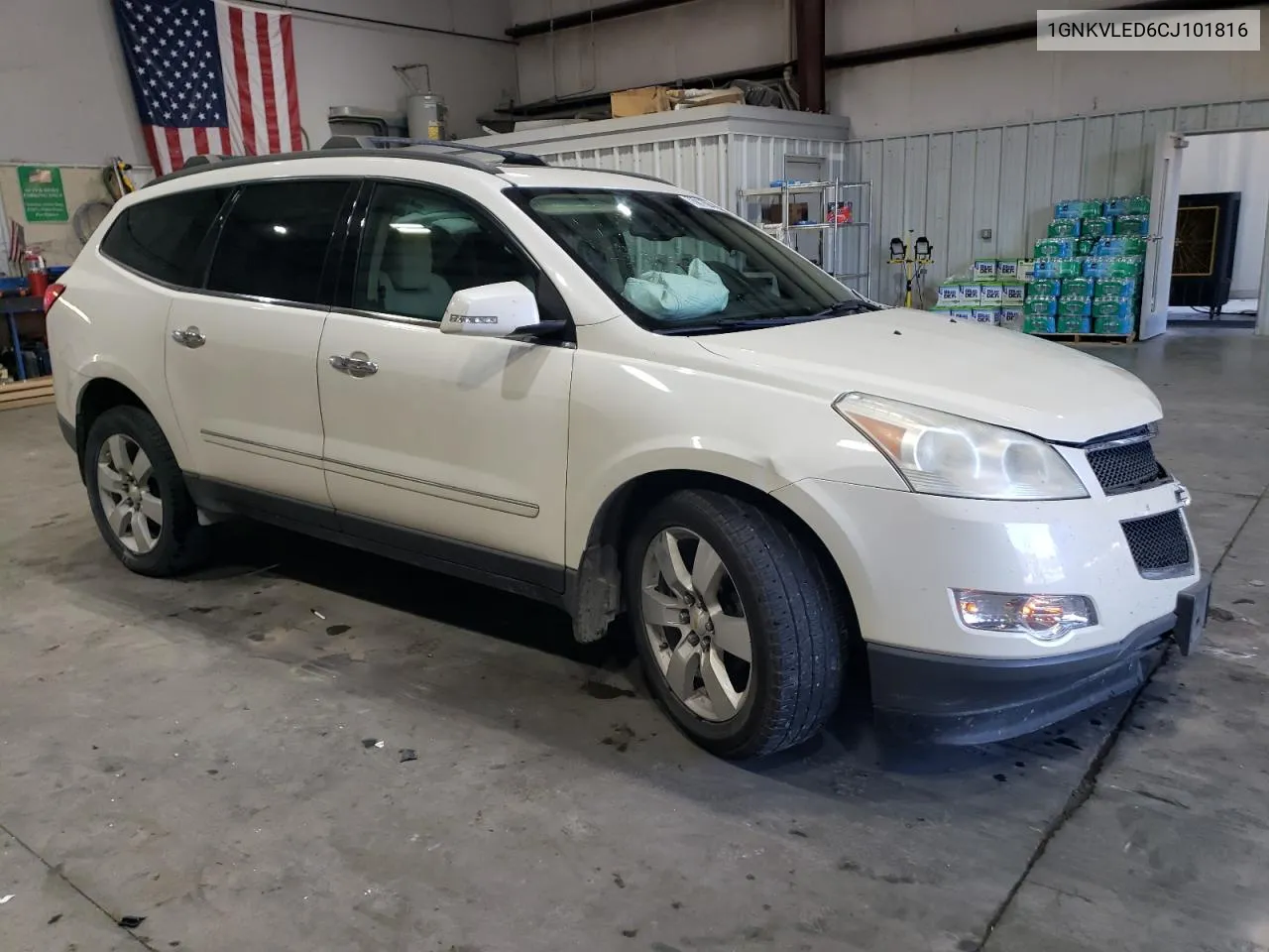 2012 Chevrolet Traverse Ltz VIN: 1GNKVLED6CJ101816 Lot: 76811694