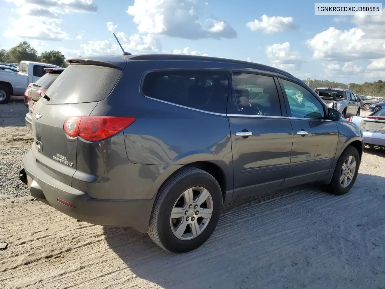 2012 Chevrolet Traverse Lt VIN: 1GNKRGEDXCJ380585 Lot: 77081804