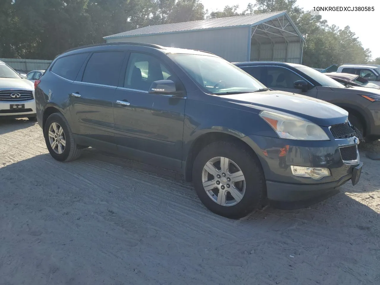 2012 Chevrolet Traverse Lt VIN: 1GNKRGEDXCJ380585 Lot: 77081804