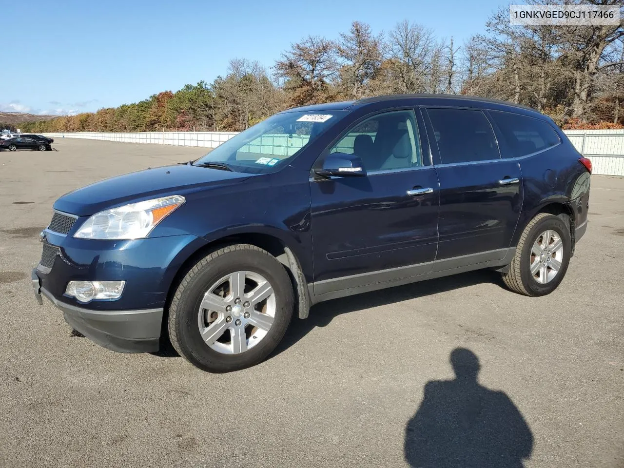 2012 Chevrolet Traverse Lt VIN: 1GNKVGED9CJ117466 Lot: 77218284