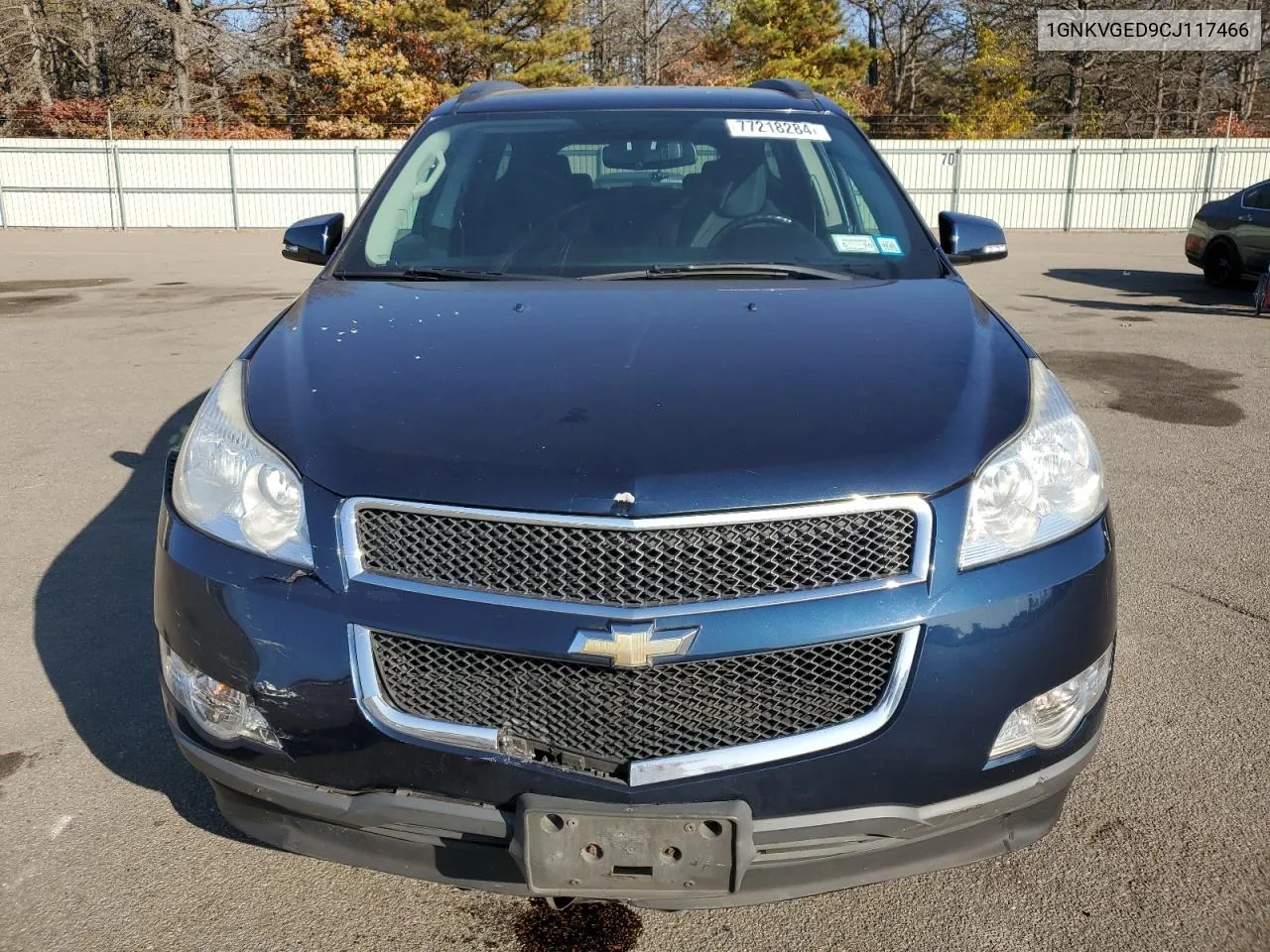 2012 Chevrolet Traverse Lt VIN: 1GNKVGED9CJ117466 Lot: 77218284