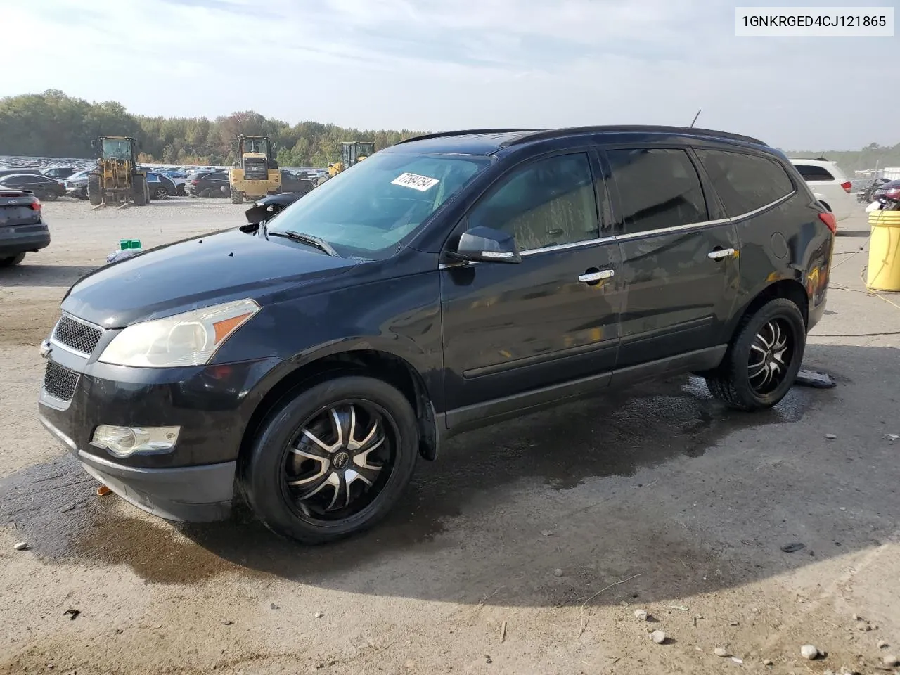 2012 Chevrolet Traverse Lt VIN: 1GNKRGED4CJ121865 Lot: 77584754