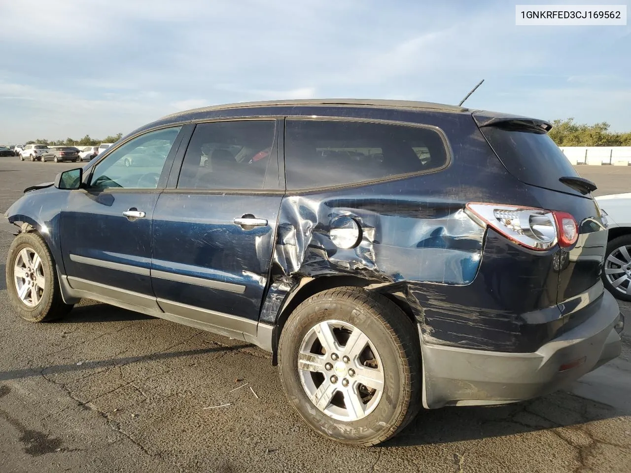 2012 Chevrolet Traverse Ls VIN: 1GNKRFED3CJ169562 Lot: 78238134