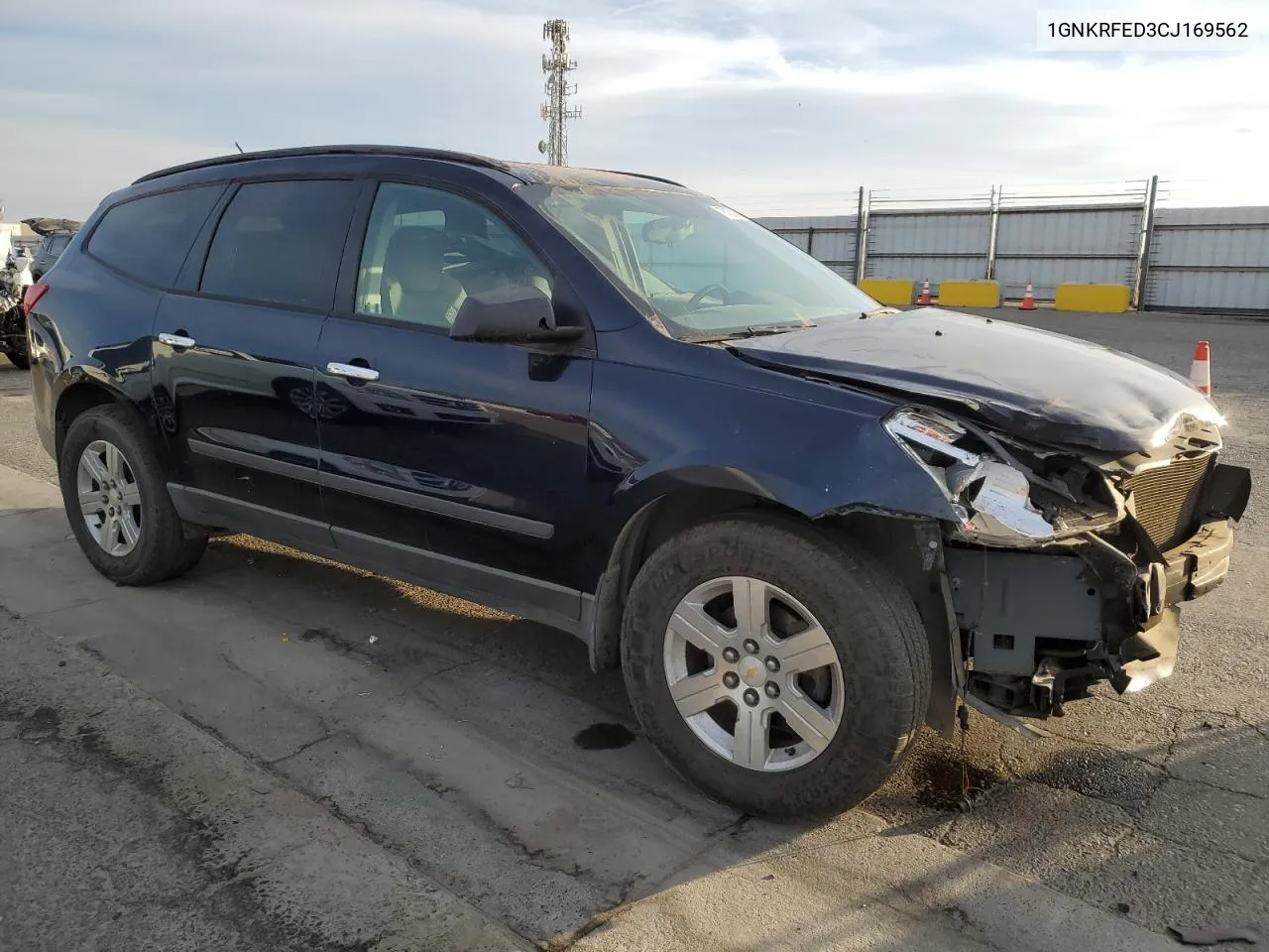 2012 Chevrolet Traverse Ls VIN: 1GNKRFED3CJ169562 Lot: 78238134