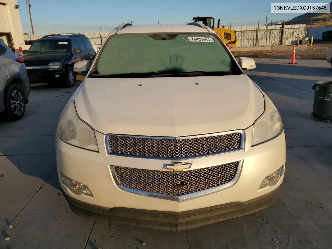 2012 Chevrolet Traverse Ltz VIN: 1GNKVLEDXCJ157645 Lot: 78401644