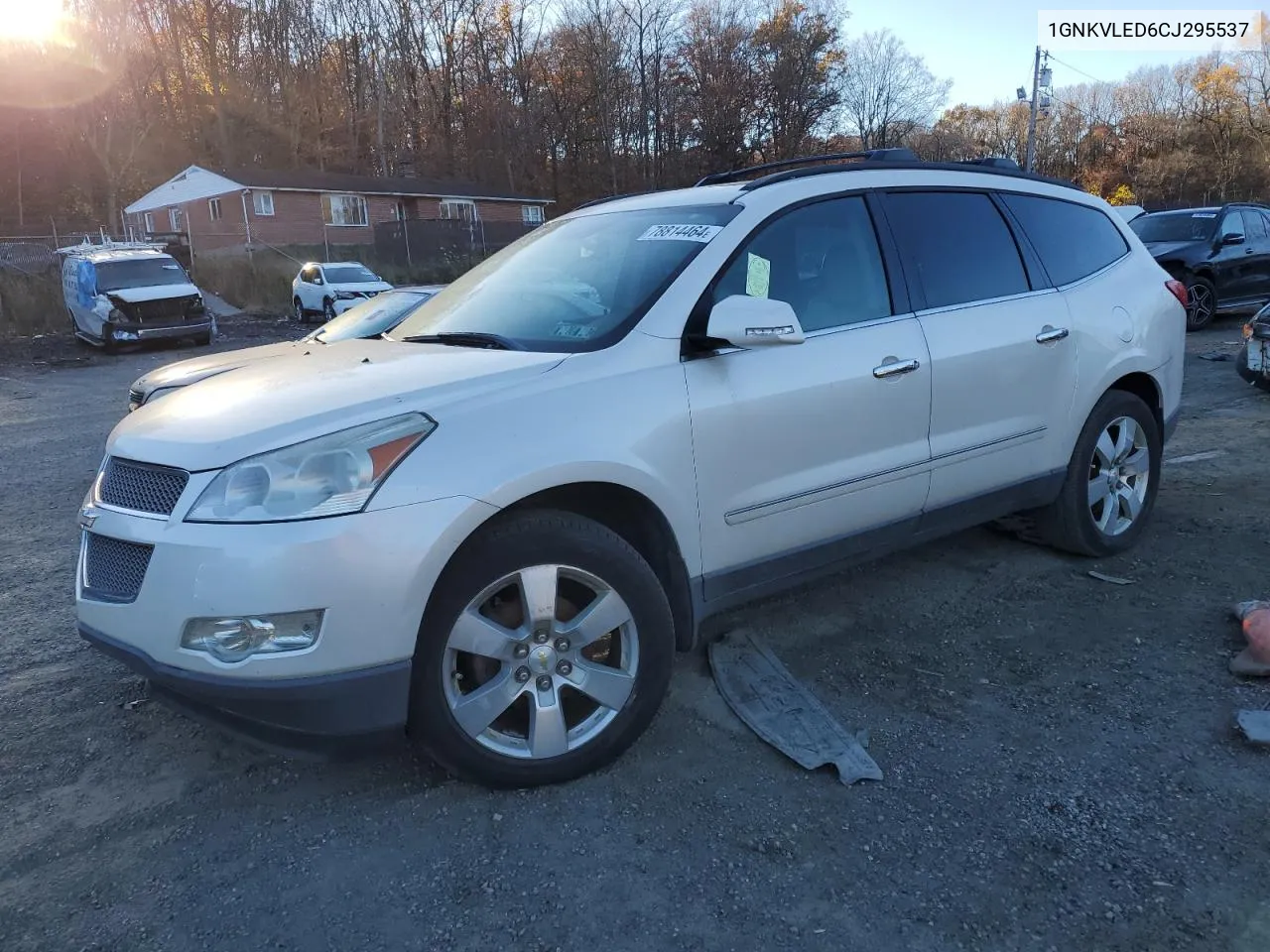 2012 Chevrolet Traverse Ltz VIN: 1GNKVLED6CJ295537 Lot: 78814464