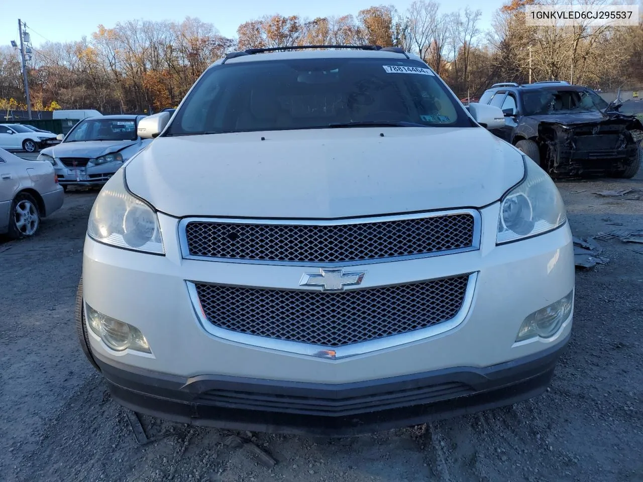 2012 Chevrolet Traverse Ltz VIN: 1GNKVLED6CJ295537 Lot: 78814464