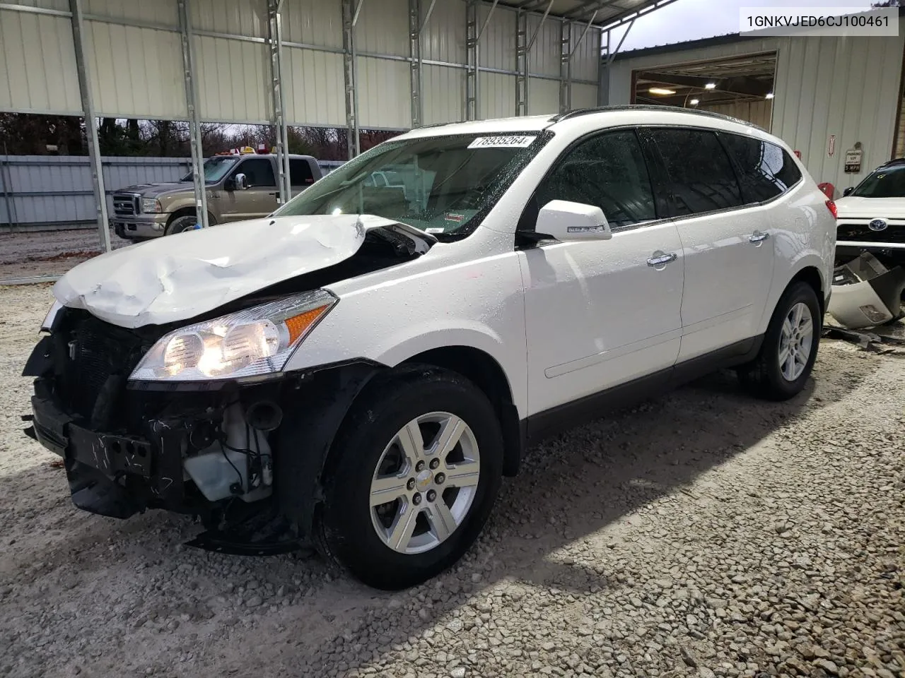 2012 Chevrolet Traverse Lt VIN: 1GNKVJED6CJ100461 Lot: 78935264