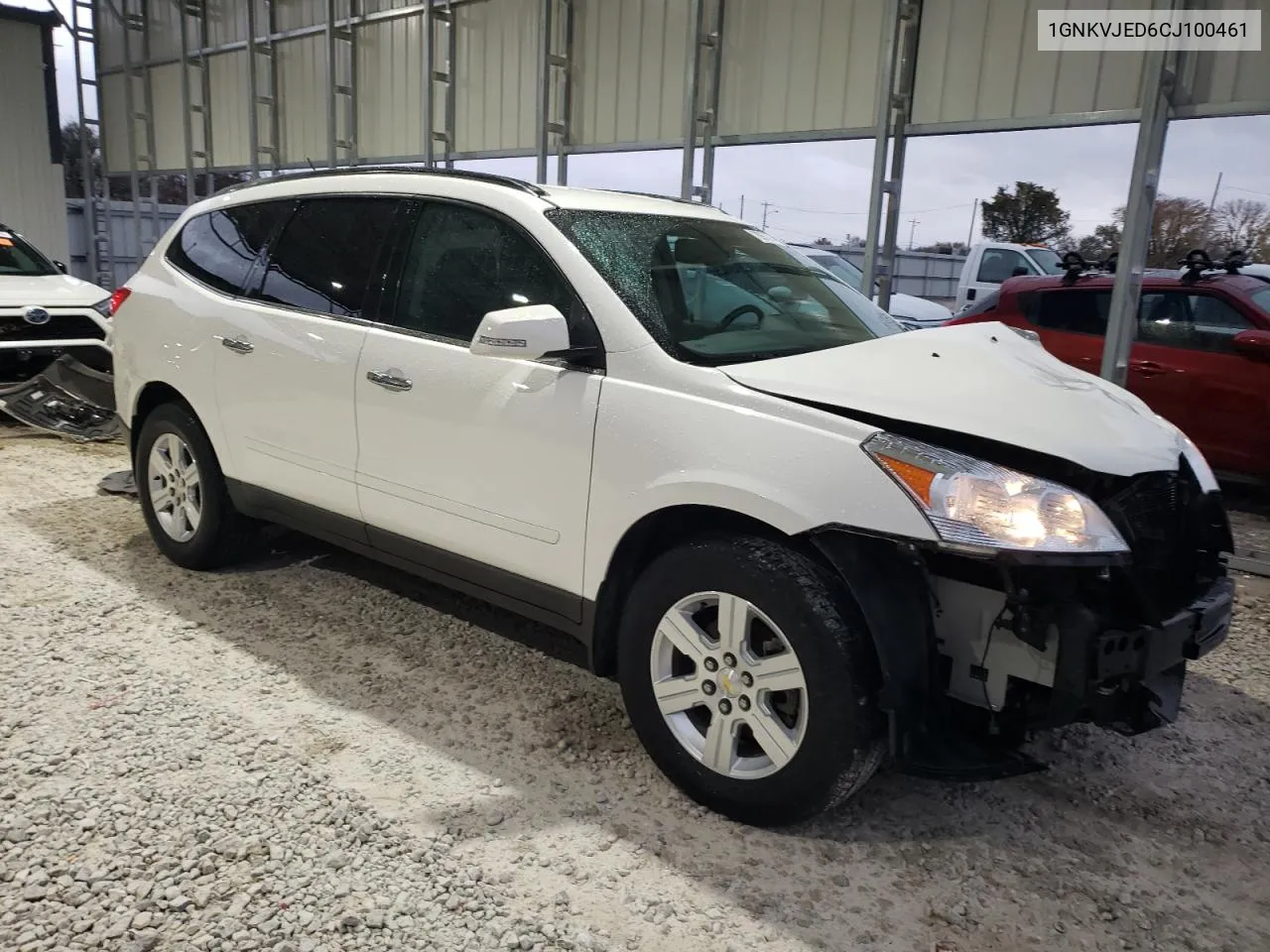 2012 Chevrolet Traverse Lt VIN: 1GNKVJED6CJ100461 Lot: 78935264