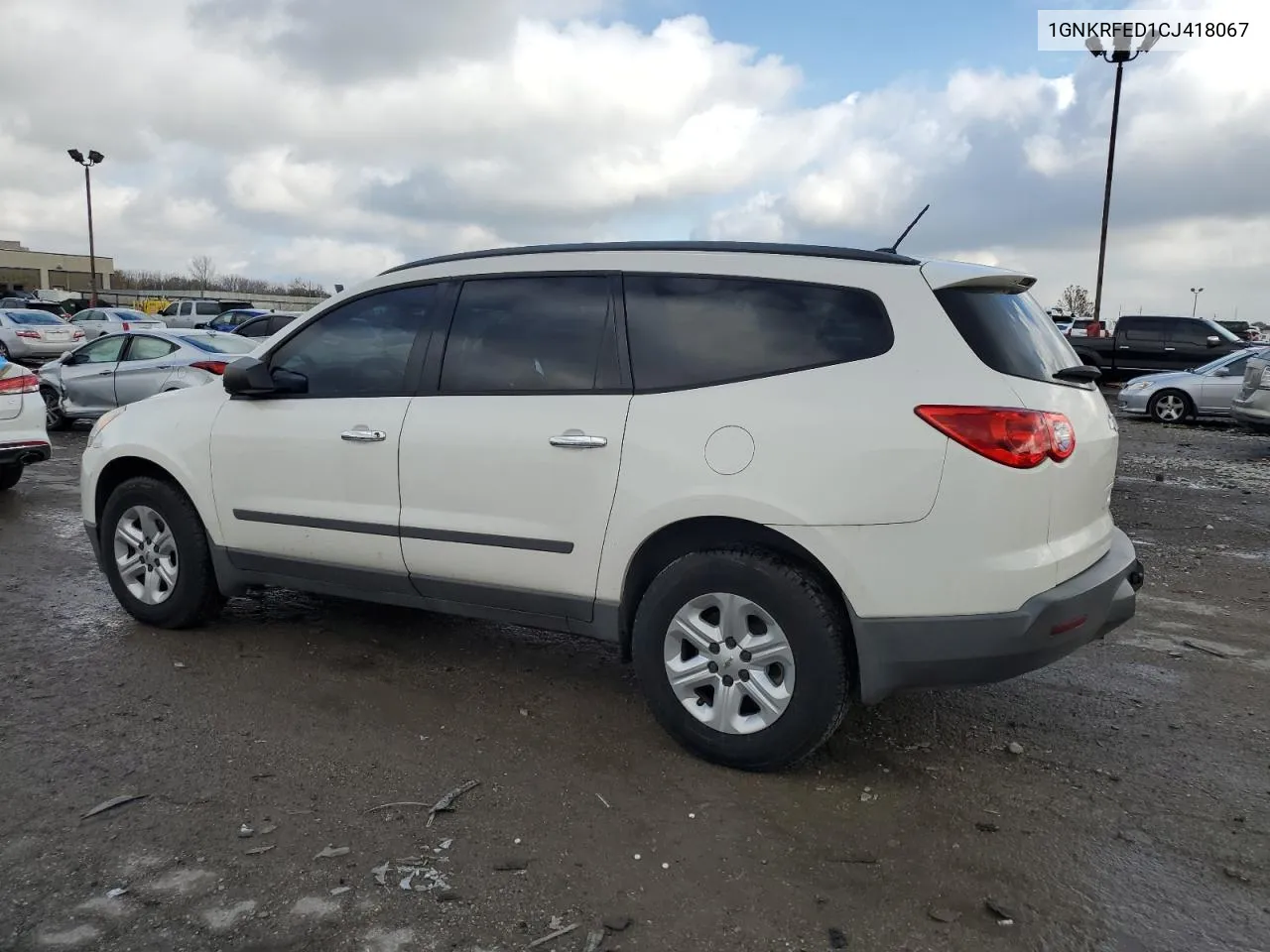 2012 Chevrolet Traverse Ls VIN: 1GNKRFED1CJ418067 Lot: 78942804