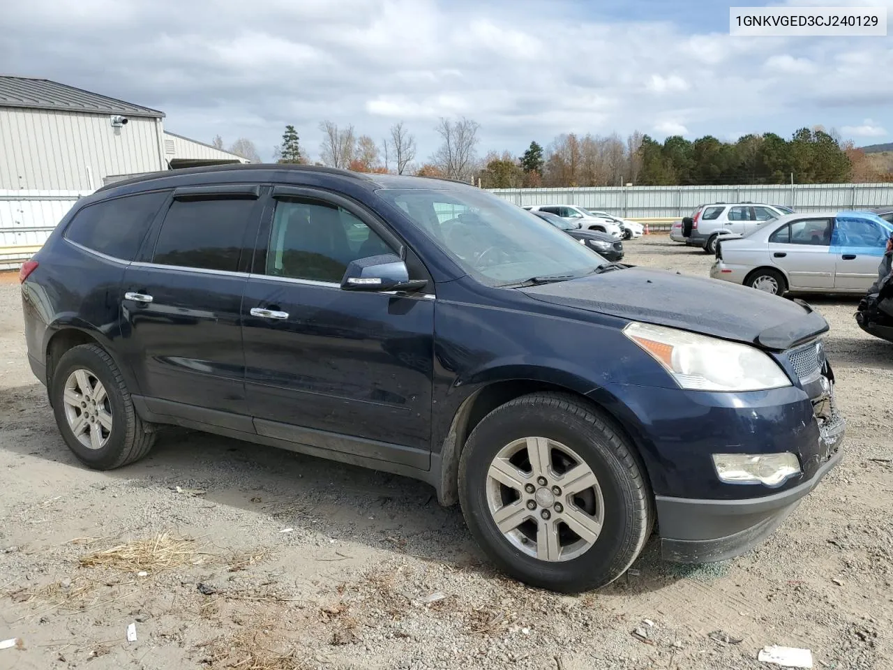 2012 Chevrolet Traverse Lt VIN: 1GNKVGED3CJ240129 Lot: 79085154