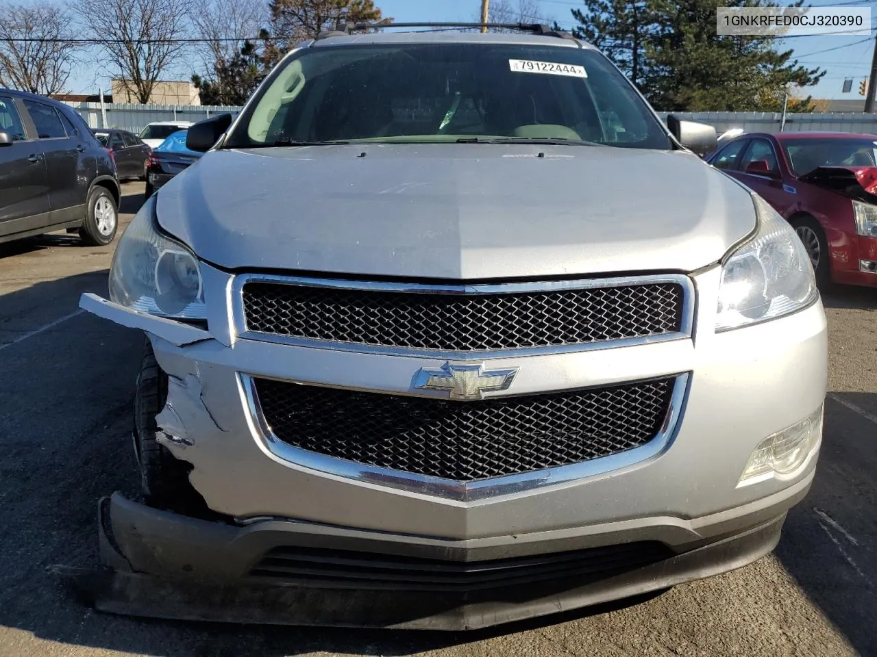 2012 Chevrolet Traverse Ls VIN: 1GNKRFED0CJ320390 Lot: 79122444