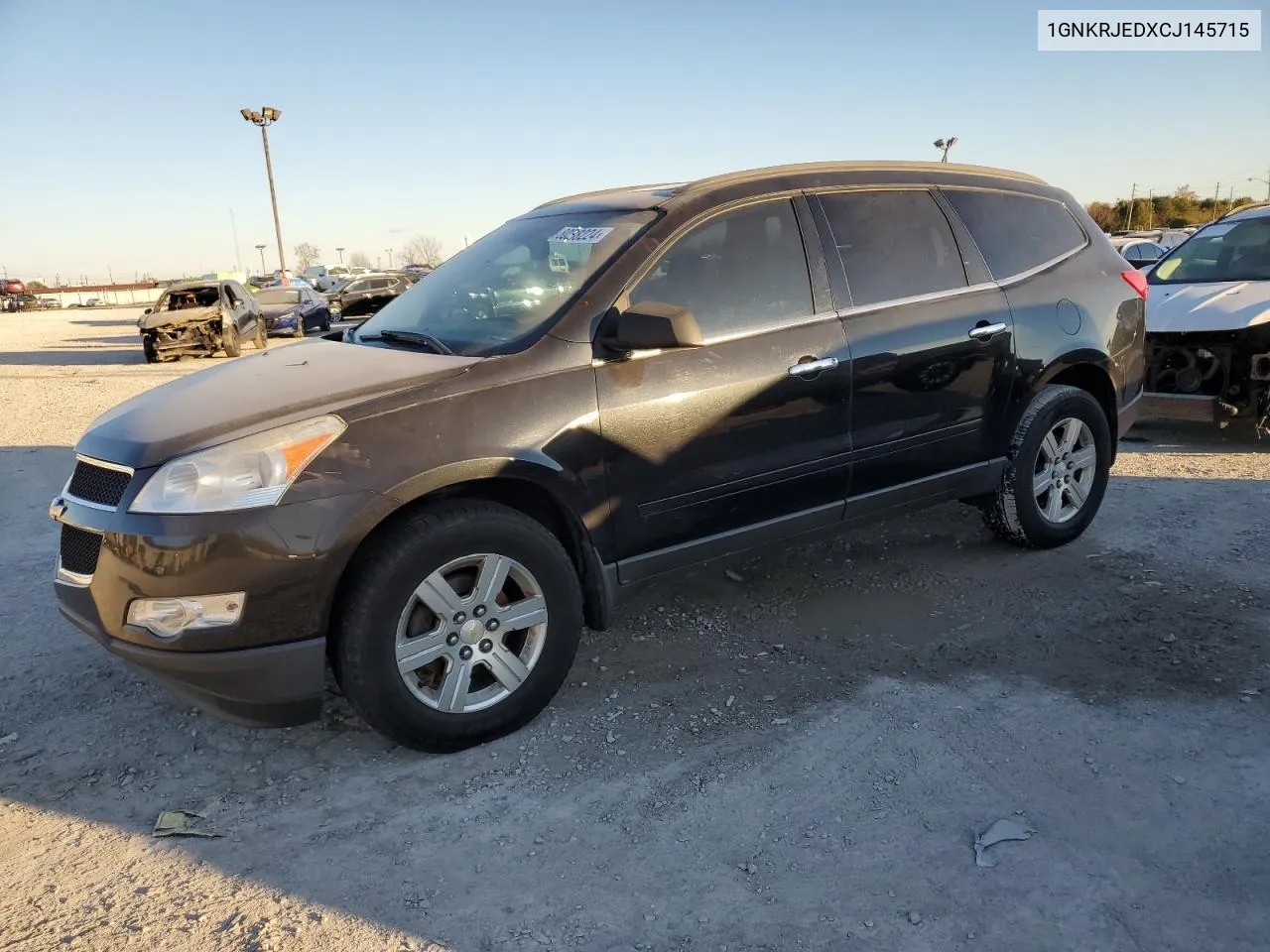 2012 Chevrolet Traverse Lt VIN: 1GNKRJEDXCJ145715 Lot: 80388224