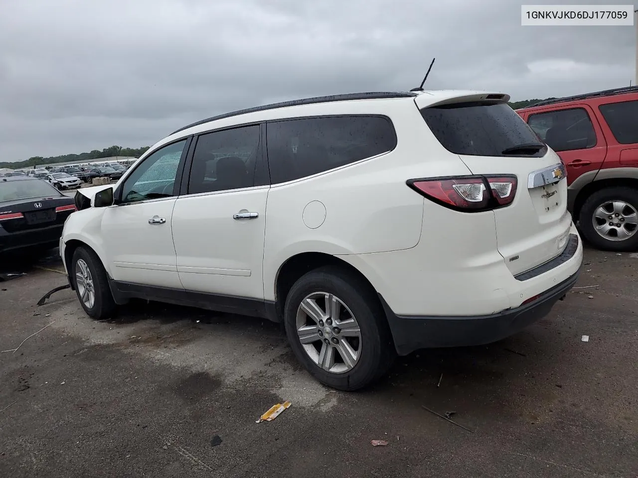 2013 Chevrolet Traverse Lt VIN: 1GNKVJKD6DJ177059 Lot: 59533054