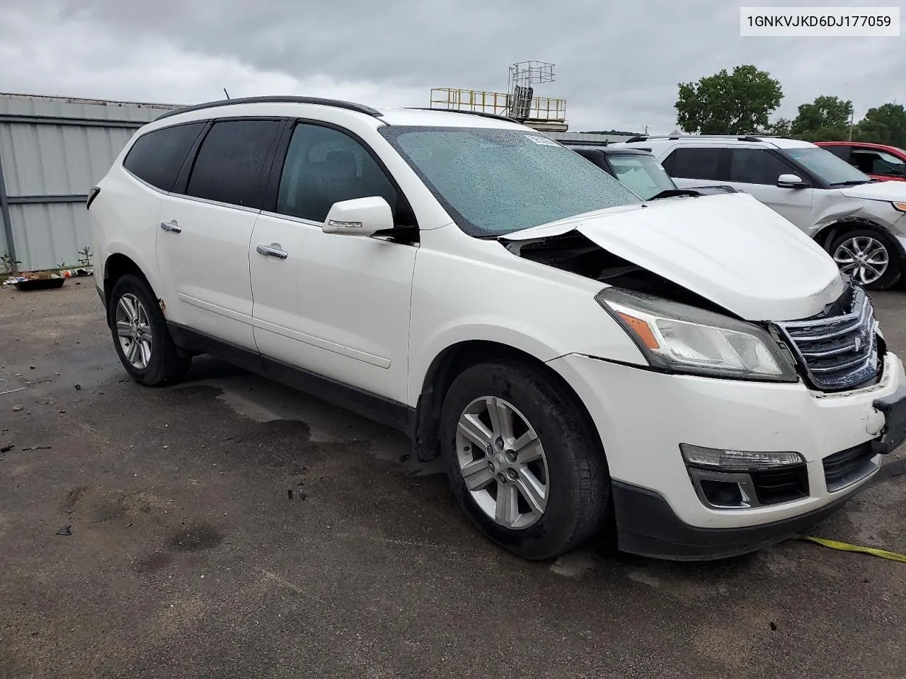 2013 Chevrolet Traverse Lt VIN: 1GNKVJKD6DJ177059 Lot: 59533054