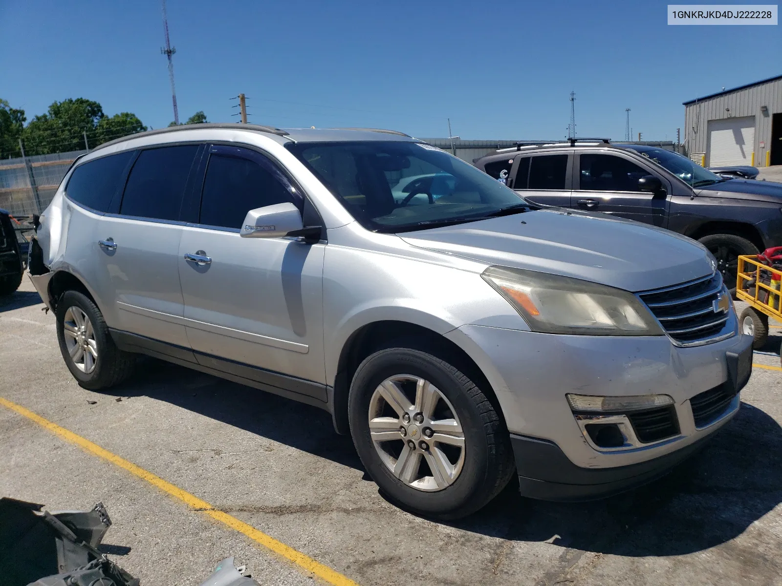 2013 Chevrolet Traverse Lt VIN: 1GNKRJKD4DJ222228 Lot: 60870464