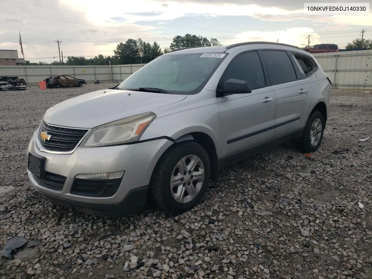 2013 Chevrolet Traverse Ls VIN: 1GNKVFED6DJ140330 Lot: 63067524