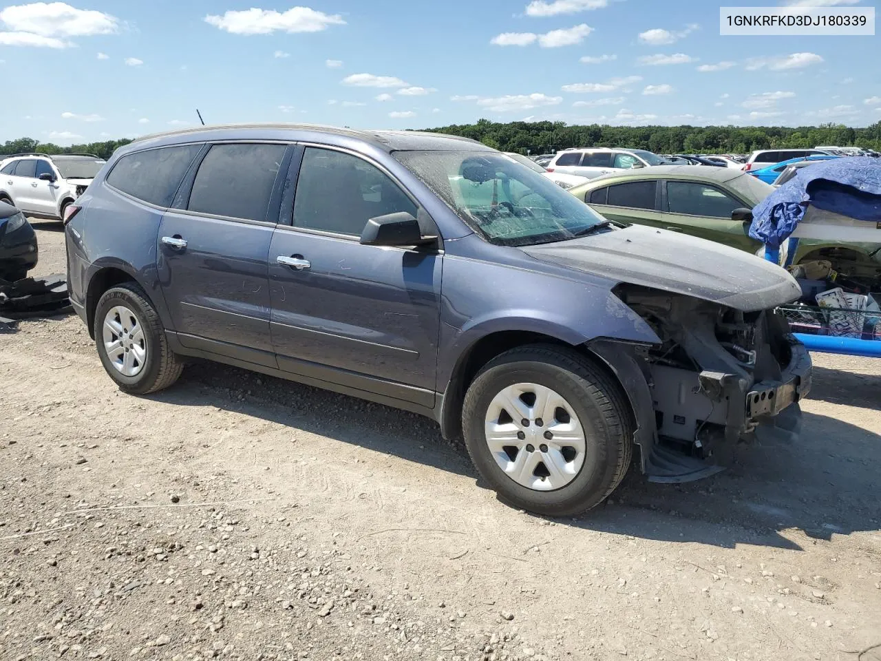 2013 Chevrolet Traverse Ls VIN: 1GNKRFKD3DJ180339 Lot: 63785654