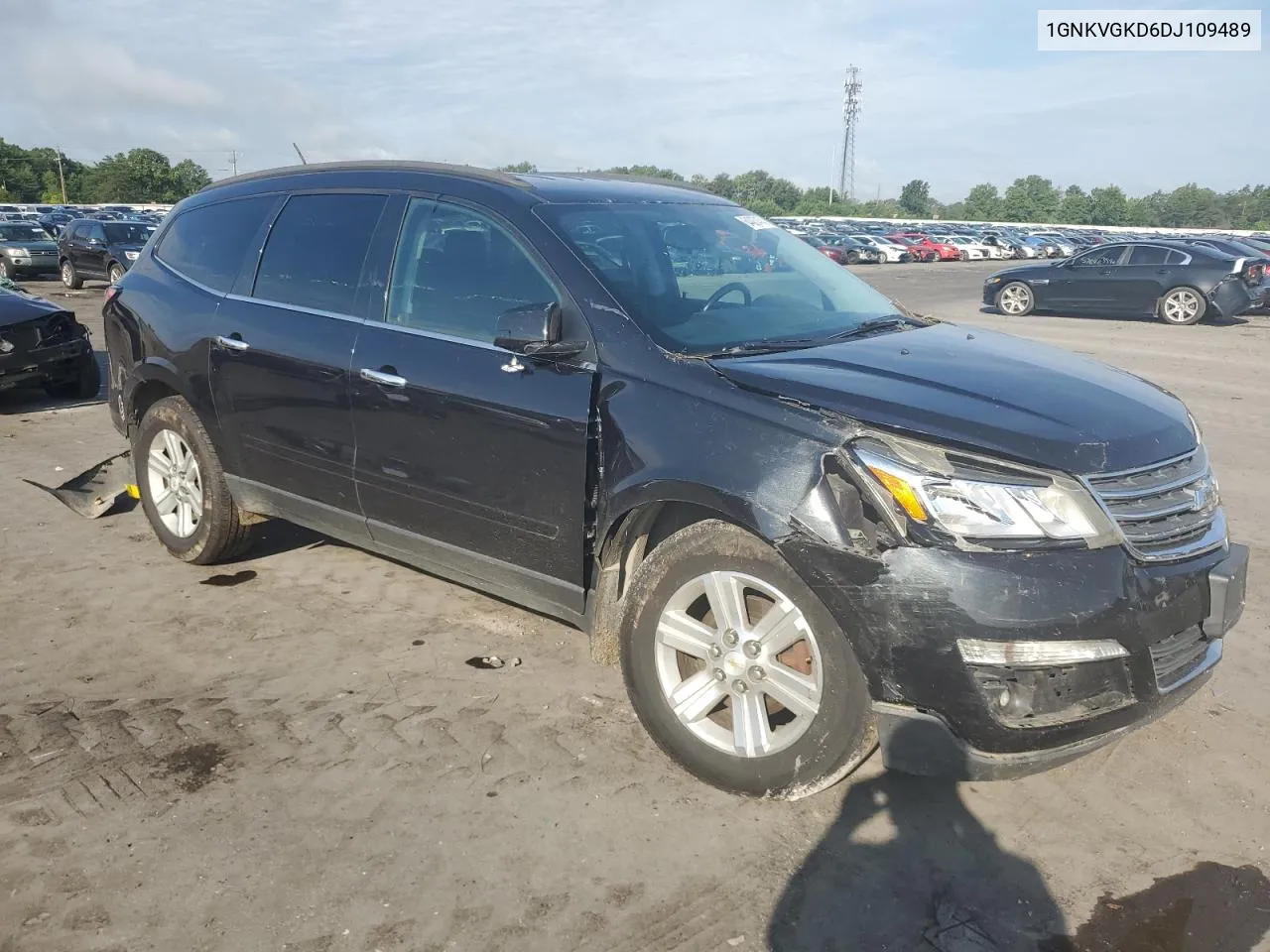 2013 Chevrolet Traverse Lt VIN: 1GNKVGKD6DJ109489 Lot: 64087474