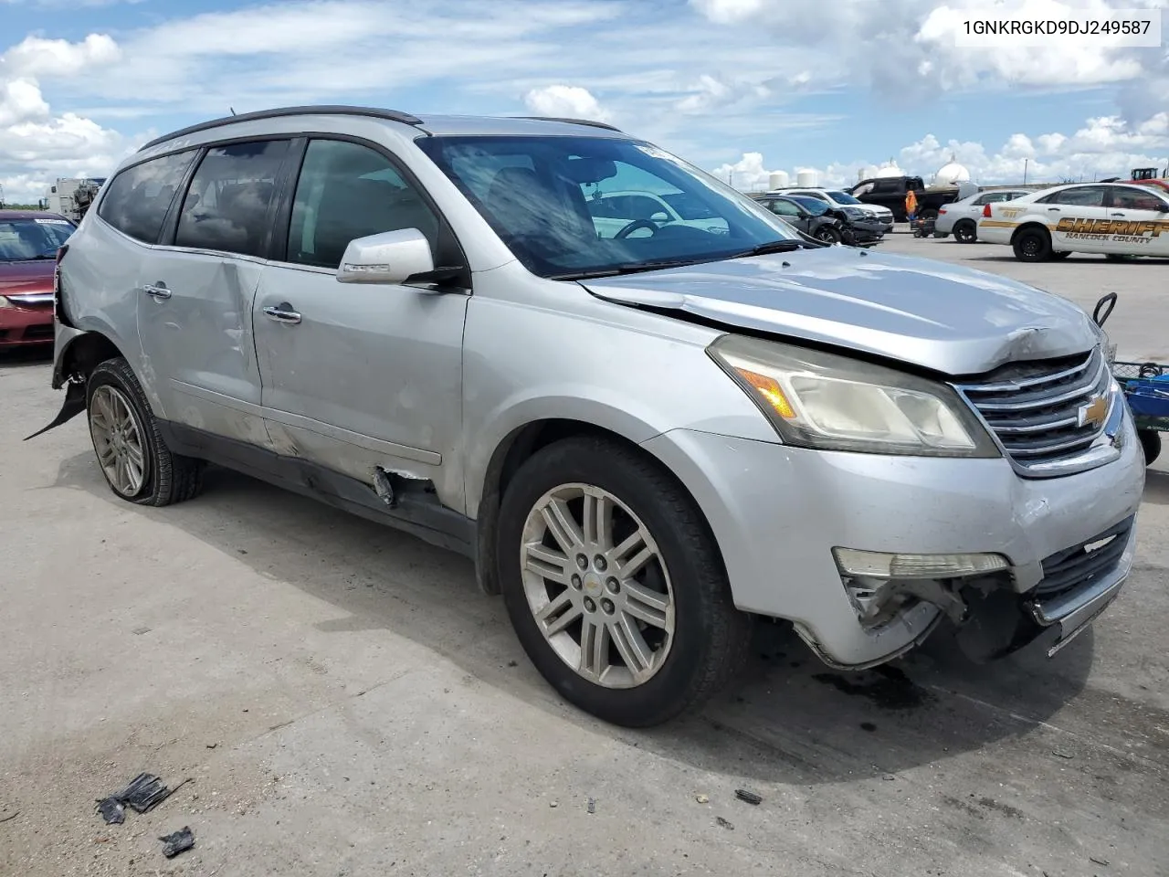 2013 Chevrolet Traverse Lt VIN: 1GNKRGKD9DJ249587 Lot: 64201194