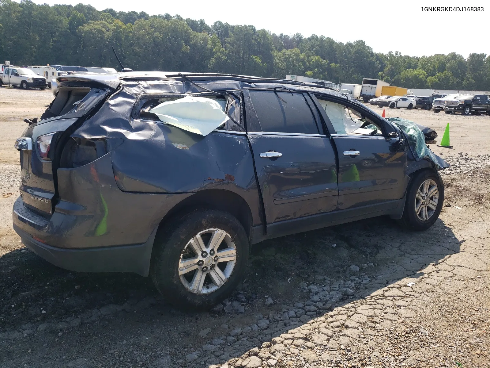 2013 Chevrolet Traverse Lt VIN: 1GNKRGKD4DJ168383 Lot: 66136694