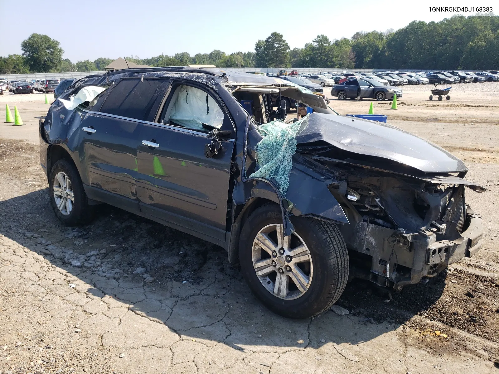 2013 Chevrolet Traverse Lt VIN: 1GNKRGKD4DJ168383 Lot: 66136694