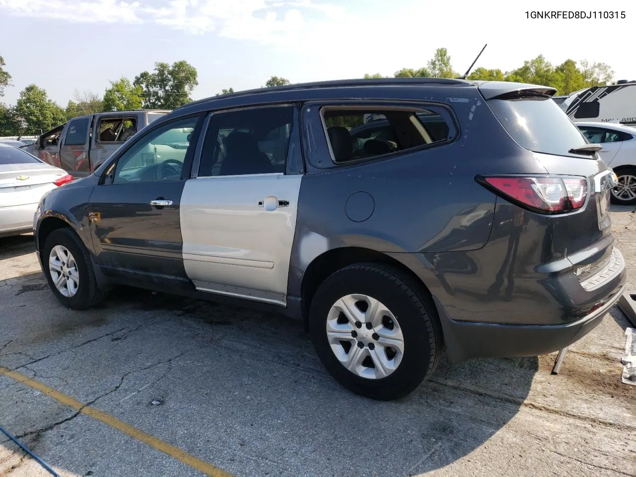 2013 Chevrolet Traverse Ls VIN: 1GNKRFED8DJ110315 Lot: 68838794