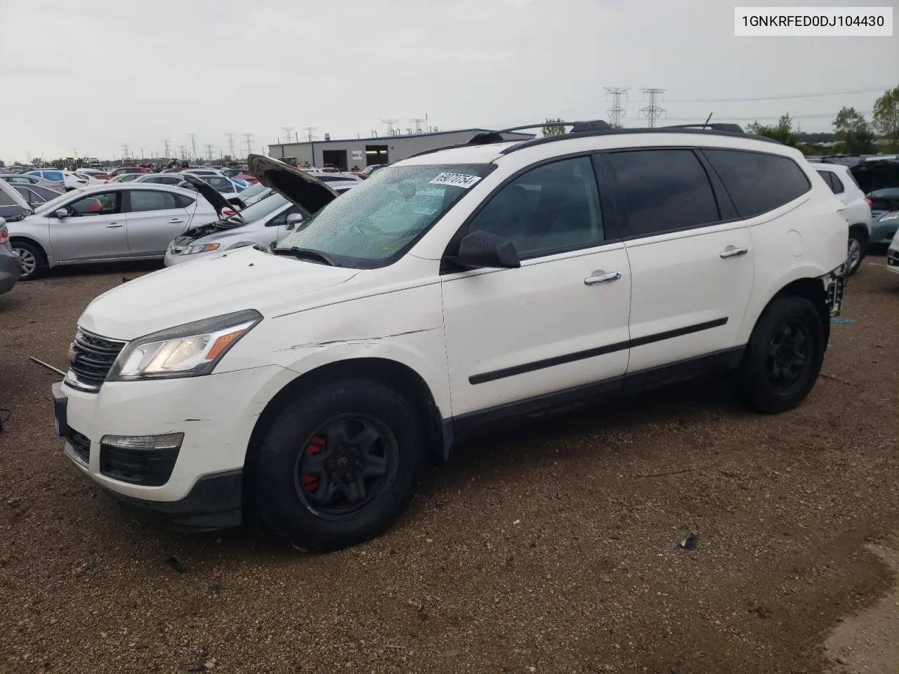 1GNKRFED0DJ104430 2013 Chevrolet Traverse Ls