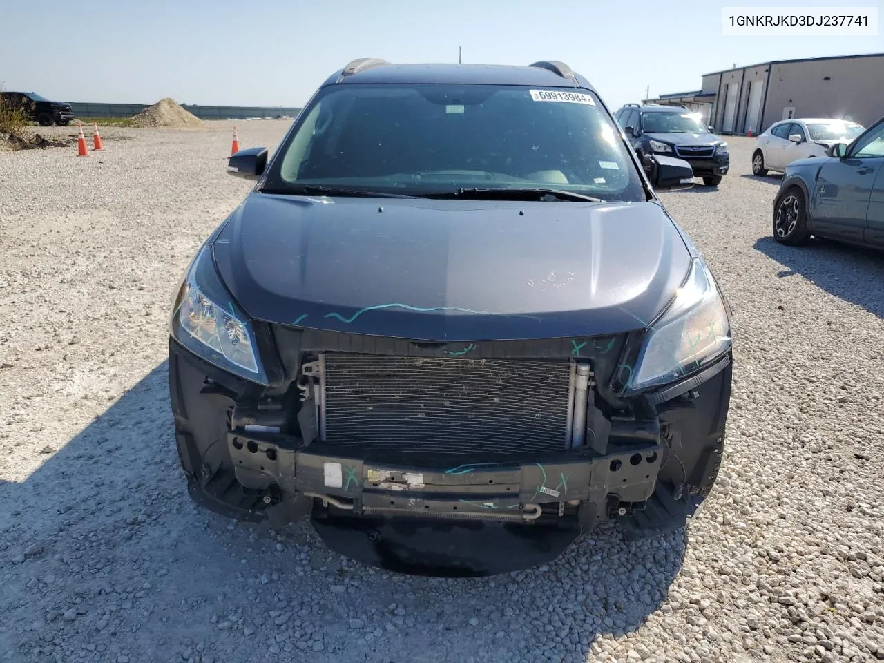 1GNKRJKD3DJ237741 2013 Chevrolet Traverse Lt