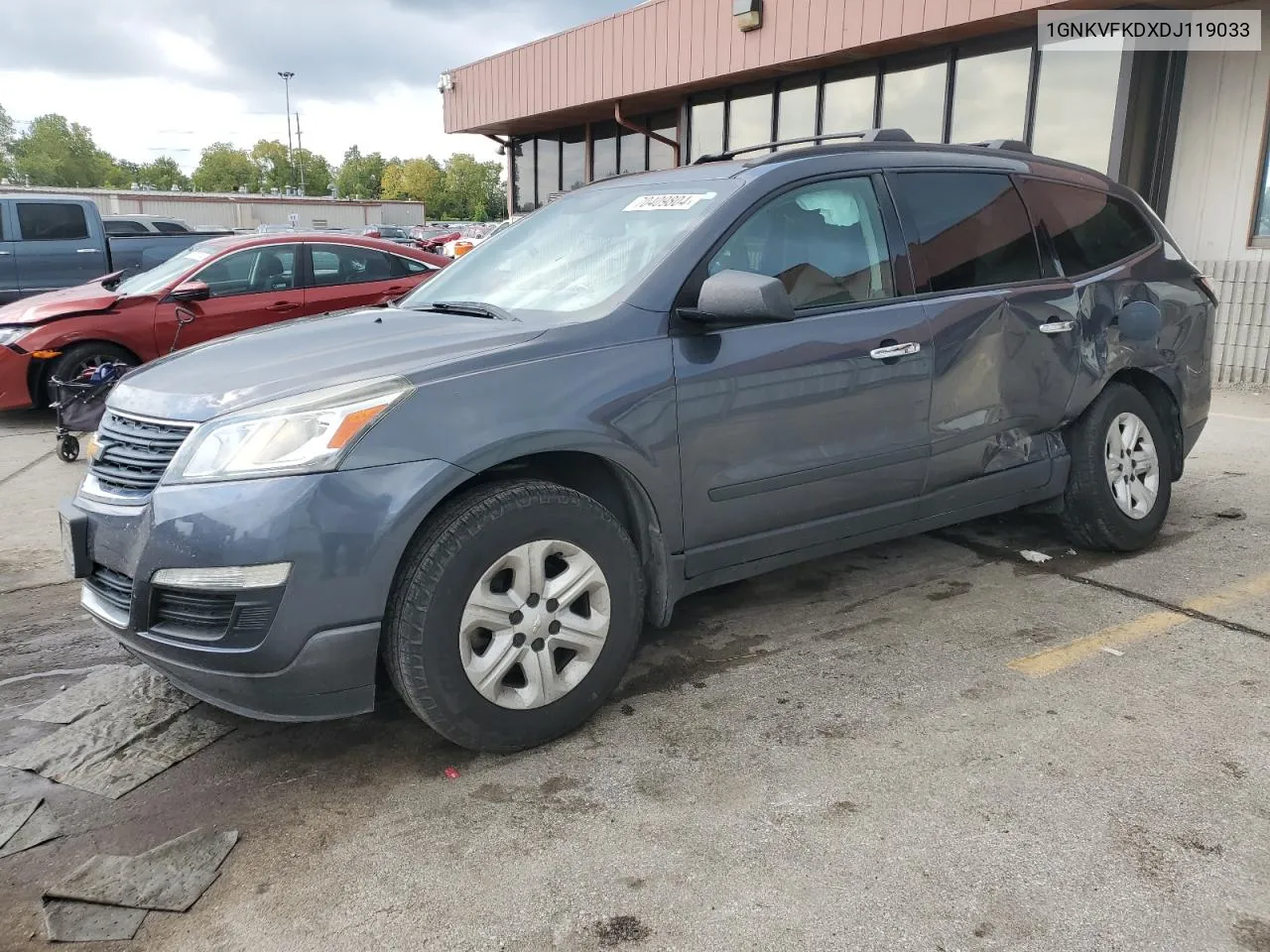 2013 Chevrolet Traverse Ls VIN: 1GNKVFKDXDJ119033 Lot: 70409804