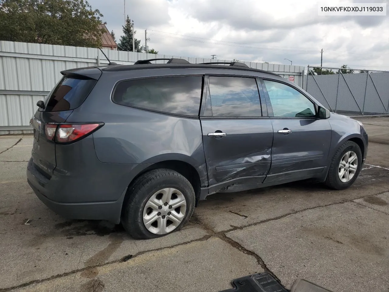 2013 Chevrolet Traverse Ls VIN: 1GNKVFKDXDJ119033 Lot: 70409804