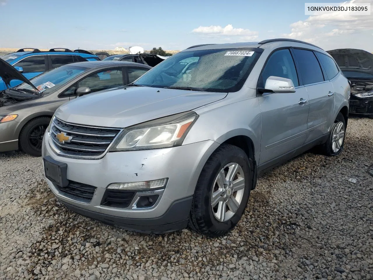 2013 Chevrolet Traverse Lt VIN: 1GNKVGKD3DJ183095 Lot: 70887024