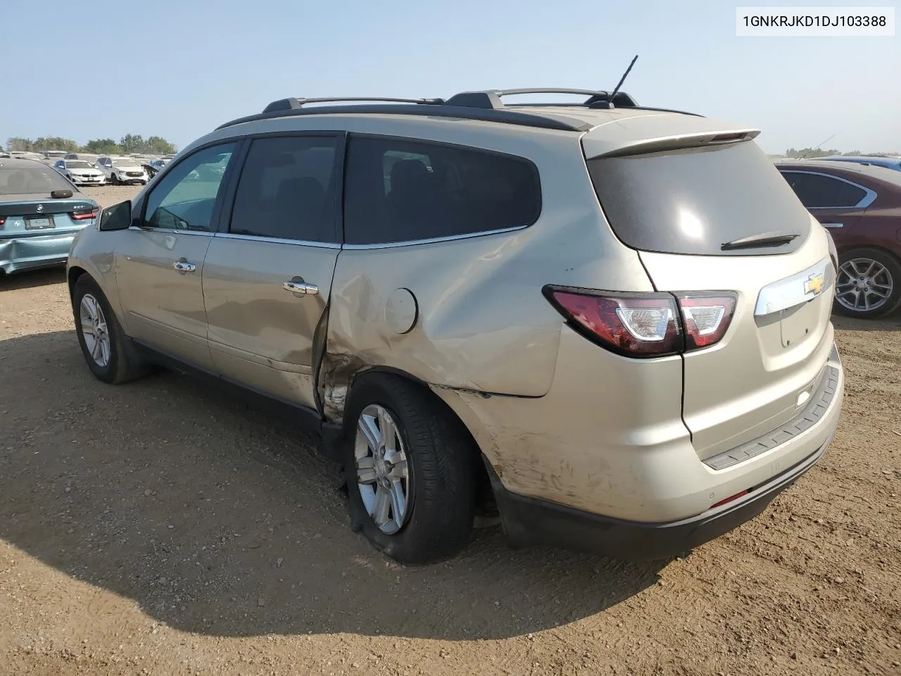 2013 Chevrolet Traverse Lt VIN: 1GNKRJKD1DJ103388 Lot: 70925694