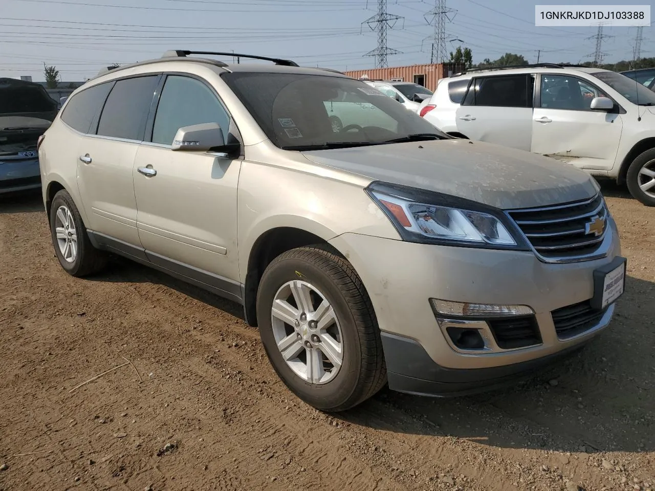 2013 Chevrolet Traverse Lt VIN: 1GNKRJKD1DJ103388 Lot: 70925694