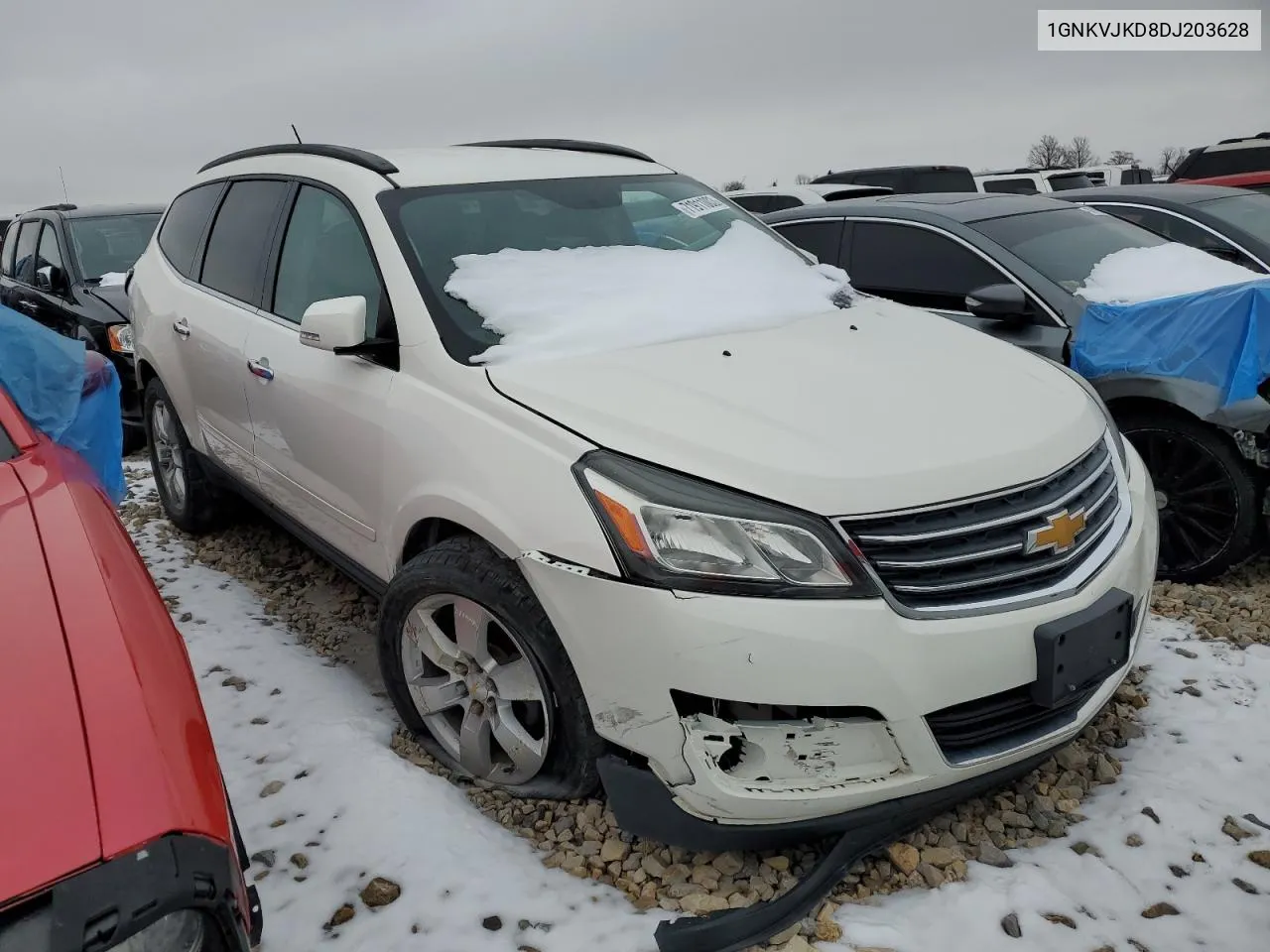 2013 Chevrolet Traverse Lt VIN: 1GNKVJKD8DJ203628 Lot: 71911003