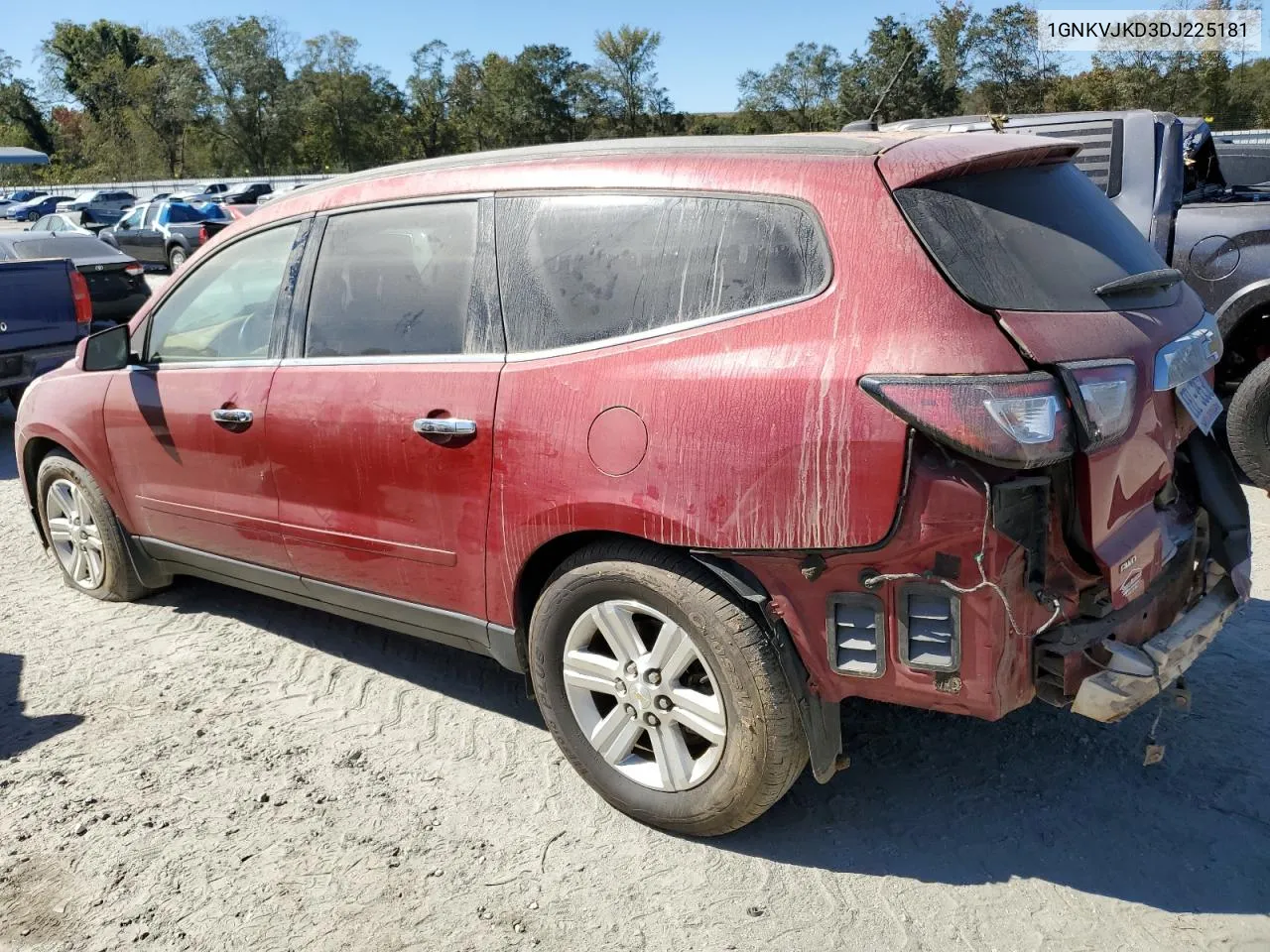 2013 Chevrolet Traverse Lt VIN: 1GNKVJKD3DJ225181 Lot: 72831504