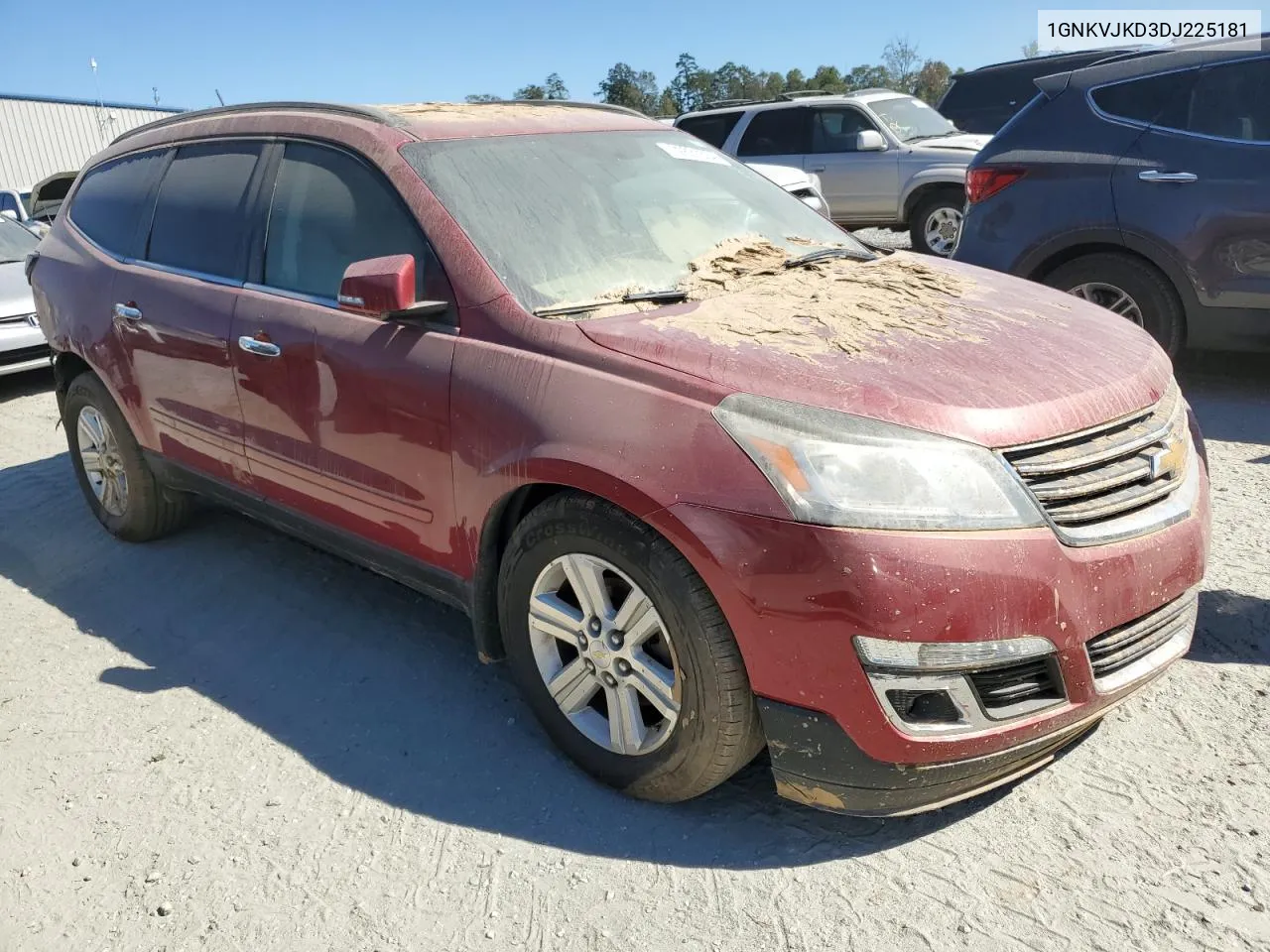 2013 Chevrolet Traverse Lt VIN: 1GNKVJKD3DJ225181 Lot: 72831504